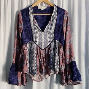 M. Fredric long sleeve blouse